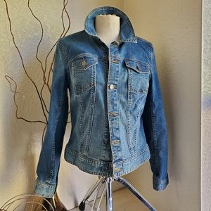 Talbot's Vintage Style Denim Jacket
